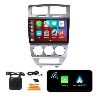 [2G+32G] 10.1" Carplay Android Auto Touchscreen Autoradio Car Stereo GPS Navigation FM Radio Head Unit WiFi Mirror Link Multimedia Player GPS Radio DSP Fordodge Caliber 2007-2010