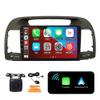 [2G+32G] Carplay Android Auto Touchscreen Autoradio Car Stereo GPS Navigation FM Radio Head Unit WiFi Mirror Link Multimedia Player GPS Radio DSP for Toyota Camry 2000-2006 Gray view 1