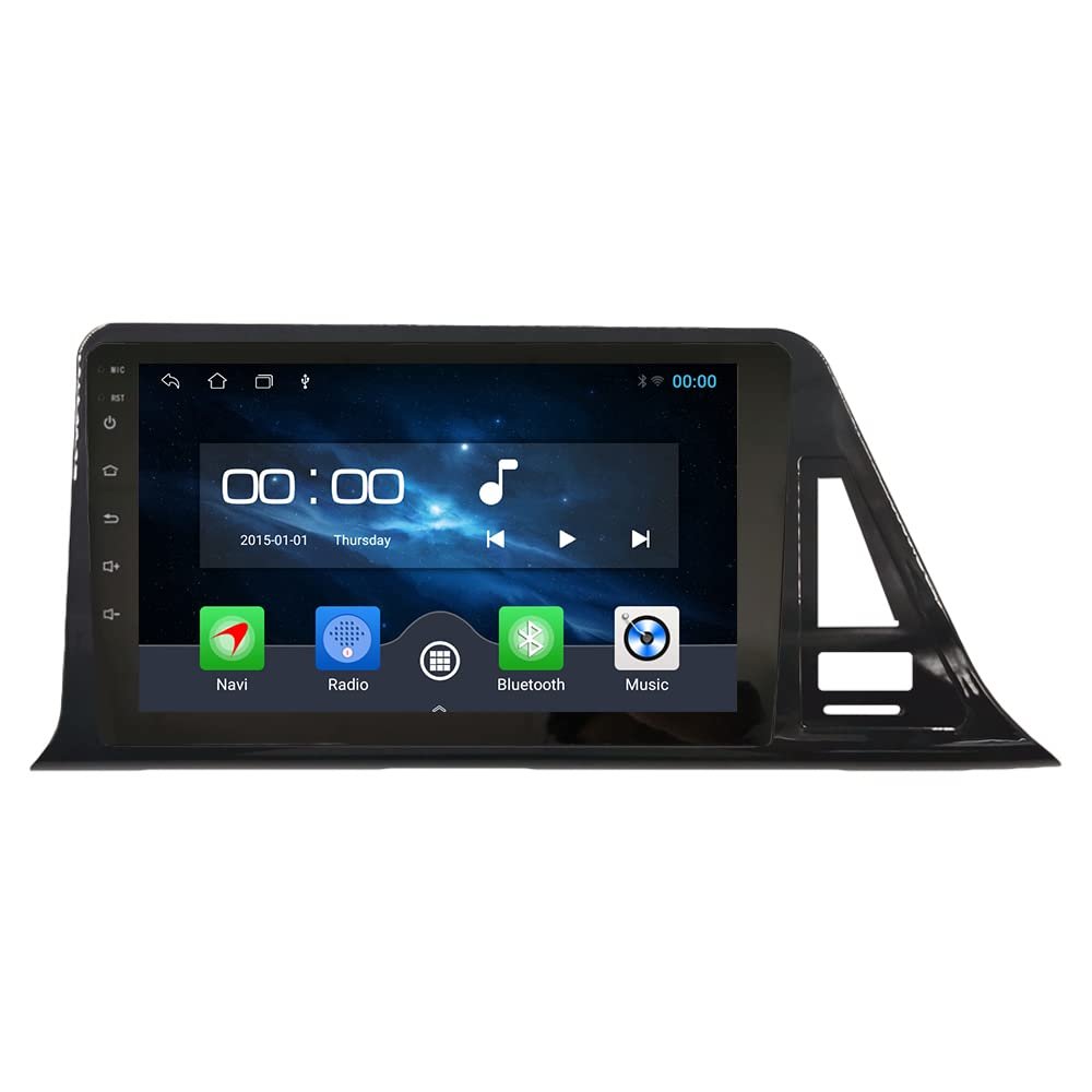 [2G+32G] Carplay Android Auto Touchscreen Autoradio Car Stereo GPS Navigation FM Radio Head Unit WiFi Mirror Link Multimedia Player GPS Radio DSP Fortoyota izoa/c-hr 2018-2021 uv Black lhd high-end