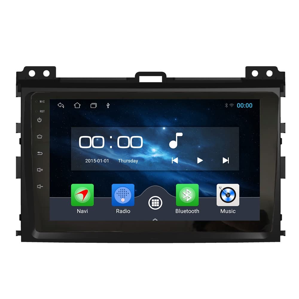 [2G+32G] 9" Carplay Android Auto Touchscreen Autoradio Car Stereo GPS Navigation FM Radio Head Unit WiFi Mirror Link Multimedia Player GPS Radio DSP Fortoyota Prado 2004-2009