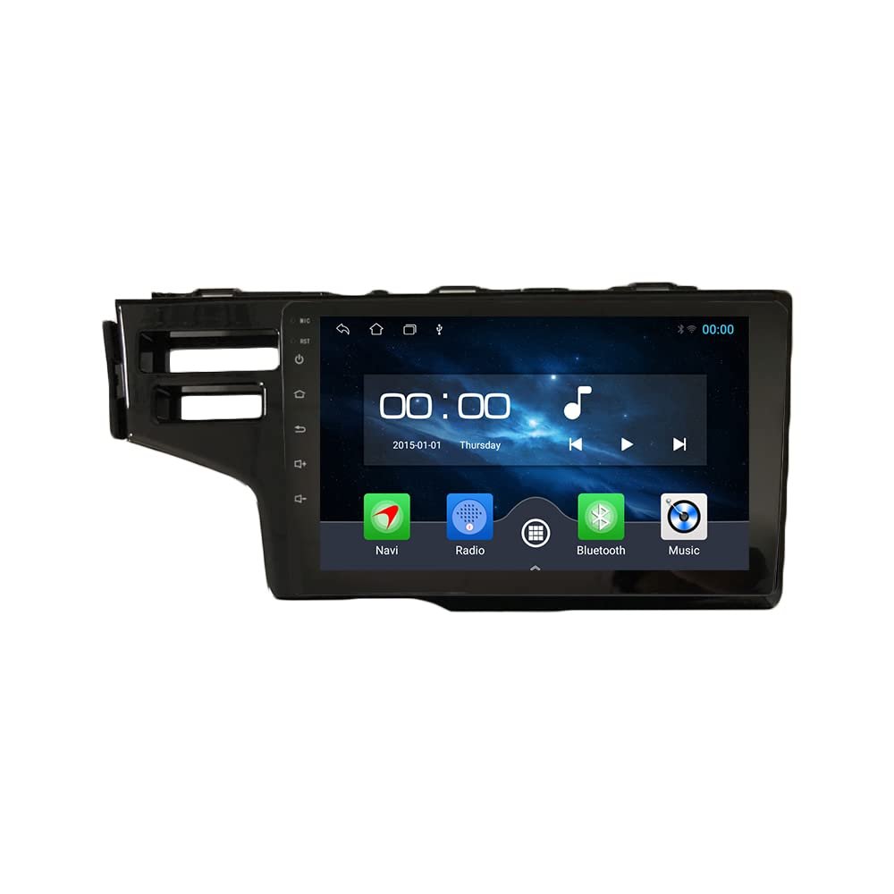 [2G+32G] 10" Carplay Android Auto Touchscreen Autoradio Car Stereo GPS Navigation FM Radio Head Unit WiFi Mirror Link Multimedia Player GPS Radio DSP Forhonda fit 2014-2017 Double Hole