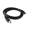 Compatible DOP-CAUSBAB Programming Cable Touch Screen DOP A Series,B Series Connecting to PC Programming Uploading and Downloading Programs Black : 1.5 Meter view 1