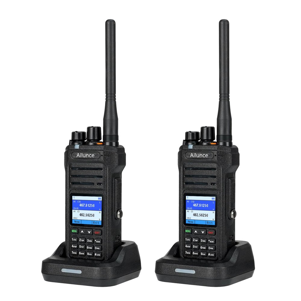 Retevis Ailunce HA1G GMRS Radio, Support CHIRP, IP67 Waterproof Rugged Two Way Radio, NOAA, 2800mAh USB-C, Repeater Capable, SOS, Long Range Walkie Talkies for Blizzard, Hurricanes, Emergencies(2Pack)