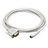 for GOT2000-FX (RS422 Type) PLC Communication Cable Touch Panel GT2310 GT2308 GS2107 GS2110 Connection FX Series Light Gray : 3m view 1