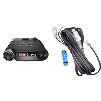 Escort MAXcam 360c Laser Radar Detector and Dash Camera - Great Range, 360 Protection & Escort Direct Wire Power Cord for Radar and Laser Detectors, Black