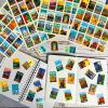 100 PCS Travel Around The World Travel Stickers for Water Bottles, Luggage, Laptop, Bike, Nature - Teens, Girls, Kids, Adults - World Stickers Set (Country & Regions Logo) view 3