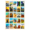 100 PCS Travel Around The World Travel Stickers for Water Bottles, Luggage, Laptop, Bike, Nature - Teens, Girls, Kids, Adults - World Stickers Set (Country & Regions Logo) view 4