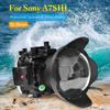 Seafrog Professional Waterproof Housing with 6" Dry Dome Port Kit, for Sony A7SIII/A7S3 with FE12-24 F4 and FE16-35 F4(Zoom Gear Included) Underwater 40m/130fit Diving Case-Black view 4