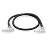 HangTon Timecode Sync Cable for Ambient Lockit NanoLockit to RED V-Raptor Komodo Komodo-X Camera Right Angle 5 pin to 9 pin 20" view 1