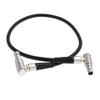 HangTon Timecode Sync Cable for Ambient Lockit NanoLockit to RED V-Raptor Komodo Komodo-X Camera Right Angle 5 pin to 9 pin 20" view 3