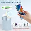 COLSUR Bluetooth Speaker, Magnetic Wireless Charger, Bluetooth Speakers with Night Light, 2 in 1 Wireless Charging Station for iPhone 17/16/15/14/13/12 Series, AirPods Pro 2/4/3/2Gift Ideal view 3