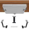 IFCASE Metal Under Desk Shelf Mount Holder for Laptop, Xbox Series S, Xbox One S/X, PS4 Slim/Pro, Desktop Mini PC, Wireless Amplifier, CalDigit TS4 (Silver) view 1