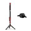 IFOOTAGE 71 "Aluminum monopod and Quick Release Version, Cobra 3 A180F and Seastar Q1S, Retractable Video monopod with feet, Professional SLR monopod, Compatible with Sony Canon Nikon SLR Cameras view 1