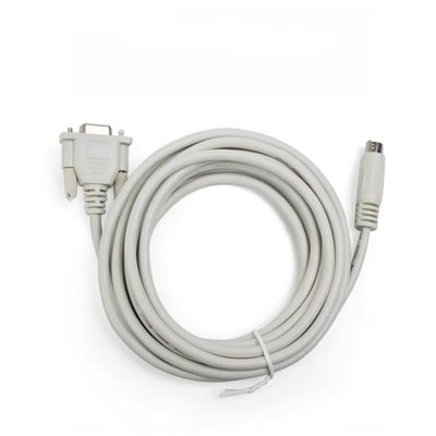 Compatible DVPACAB215 PLC Programming Cable DVP Series Programming Download Cable for ES EC EX SS SX SC EH Series PLC Downloading and Uploading Programming Light Gray : 5m