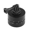 Rotating Tripod, Time Lapse Mount Metal 60 Minutes 360 Clockwise Setting Direction Black for Cameras view 1