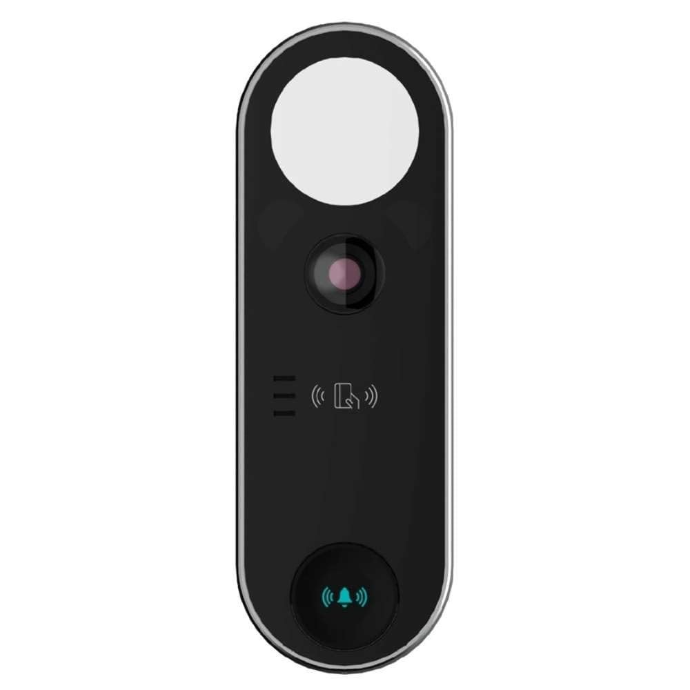 ENS ED-DB2-IC-W Video Doorbell, 2MP@30FPS, 2.4G Wi-Fi, 1/2.8" CMOS Sensor, 2MP (19201080) Max. Resolution, Built-in Mic & Speaker, RS485, 2D/3D NR, Wiegand, LED(3ft), IR(10ft), DC12V/0.5A, IP65