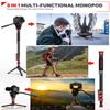 IFOOTAGE 71 "Aluminum Monopod and Round Base Monopod, Cobra 3 A180F and Cobra 2, Retractable Video Monopod with Feet, Professional SLR Monopod, Compatible with Sony Canon Nikon SLR Cameras view 3