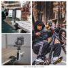 Andoer Camera Mounts Clamp Mount Bicycle Handlebar Adapter Mount Aluminum Alloy with Dual 360Rotatable Ball Head with GoPro Adapter Compatible with GoPro Hero 11/10/9/8/7 Insta360 One/X2/X3 Cameras view 4
