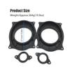 Door Speaker Adapter Spacer Rings, 6x9 to 6.5 Speaker Adapter Runner Mount ABS Material, Compatible with, with Audio Front Door Modification, 2 Pcs view 2