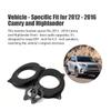 Door Speaker Adapter Spacer Rings, 6x9 to 6.5 Speaker Adapter Runner Mount ABS Material, Compatible with, with Audio Front Door Modification, 2 Pcs view 4