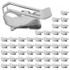 COOLHOOD 50pcs Stainless Steel Cable Clips, Wire Management for Solar, Trailer Boat, Silver view 1