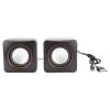 Zopsc MiniUSB Stereo 3.5mm Jack Wired Speaker, Compact and Lightweight, Portable Mini Sound System, Share Great Sounds with Friends and Family, for PC Laptop MP3 MP4 (Binaural) view 1