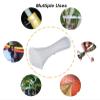 BREAKA 25-100Pcs Black/White Cable Ties Self-Locking Plastic Nylon Wire Cable Zip Tie Clamps Assorted Size Fastening Rings (Size : White 2.5x100-100pcs) view 4