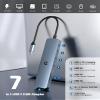 7 in 1 USB C Hub, Tymyp USB C HUB Adapter, a Versatile hub with 4K HDMI, 100W PD, USB 3.0 Ports, 2 x USB 2.0 Ports and an SD/TF Card Reader view 4