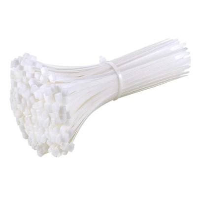 BREAKA 500pcs 3mm*200mm Nylon Cable Ties