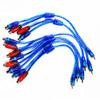12PCS 12" RCA Audio Jack Cable Y Splitter Adapter 1 Male to 2 Female Plug view 2