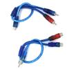 12PCS 12" RCA Audio Jack Cable Y Splitter Adapter 1 Male to 2 Female Plug view 4