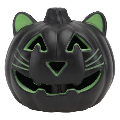 OSALADI Halloween Pumpkin Lantern Night Light 8.66 Inch Led Decorative Table Lamp for Home Festival Party Ambiance
