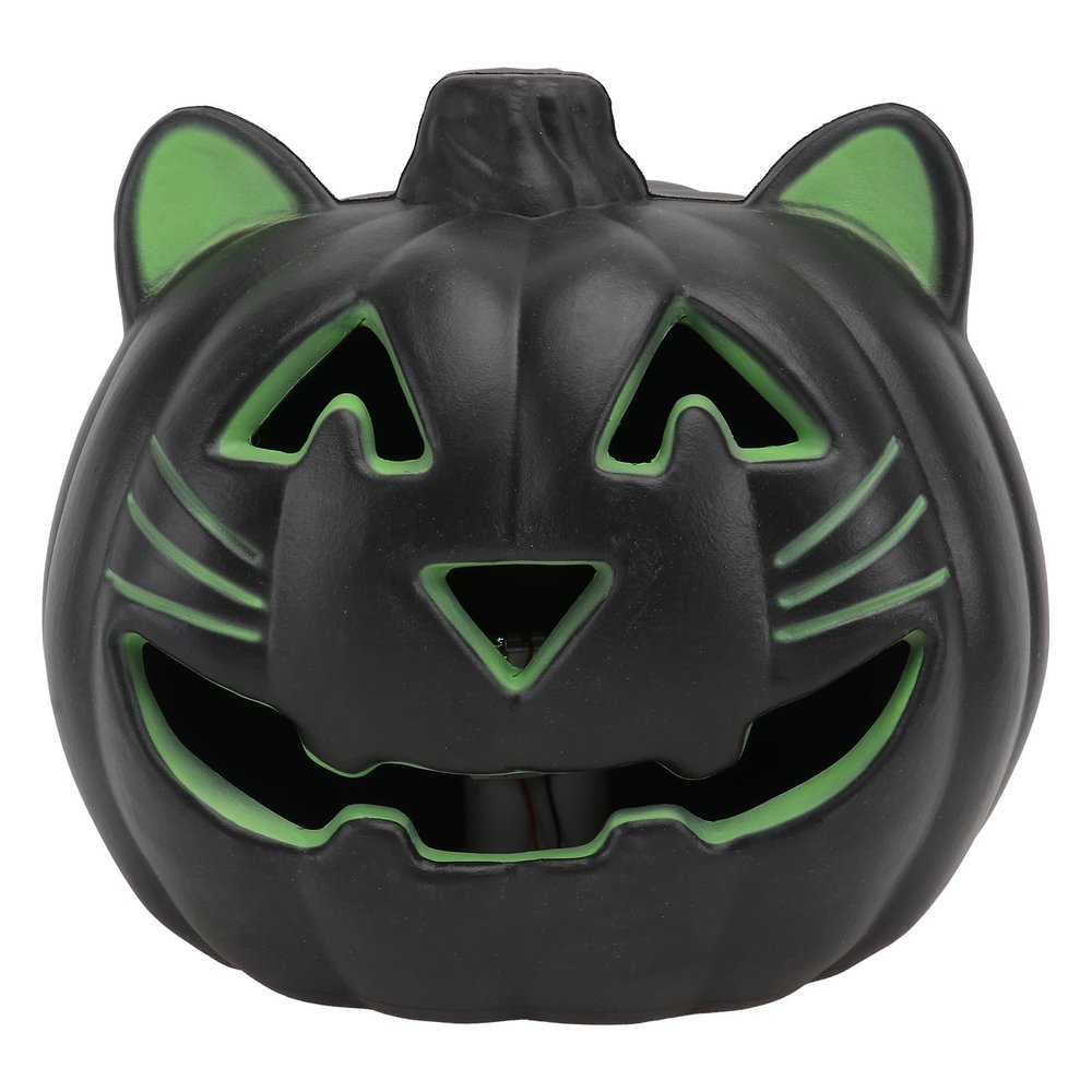 OSALADI Halloween Pumpkin Lantern Night Light 8.66 Inch Led Decorative Table Lamp for Home Festival Party Ambiance