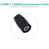 Fancasee 3FT 3.5mm x 1.35mm DC Power Extension Cable Male to Female Plug Jack Power Supply Adapter Extension Cord for IP Camera CCTV Surveillance Security Camera LED Strip DVR Router view 3