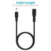 Fancasee 3FT 3.5mm x 1.35mm DC Power Extension Cable Male to Female Plug Jack Power Supply Adapter Extension Cord for IP Camera CCTV Surveillance Security Camera LED Strip DVR Router view 4
