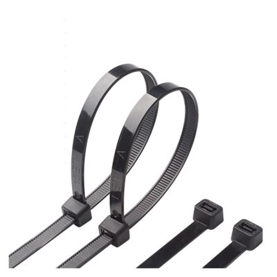 BREAKA 100PCS Self-Locking Plastic Nylon Cable Tie White 3mm 4mmx200mm Industrial Binding Fastening Winding Zipper Wire Tie Kit Black (Color : 4x500 3.6mm (100pcs), Size : Black)