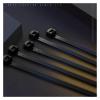 BREAKA 100PCS Self-Locking Plastic Nylon Cable Tie White 3mm 4mmx200mm Industrial Binding Fastening Winding Zipper Wire Tie Kit Black (Color : 4x500 3.6mm (100pcs), Size : Black) view 4