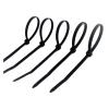 BREAKA Plastic Nylon Wire Cable Zip Ties Self-Locking Cable Ties 100pcs Black White Cable Ties Fasten Loop Tie Organiser Fasten Cable (Color : 4-200mm-white) view 1