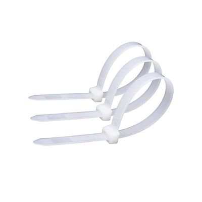 BREAKA 250/1000PCS Self-Locking Plastic Nylon Tie White 3 * 100 3 * 150 4 * 200 Cable Tie Fastening Ring Zip Wraps Strap Nylon Cable Tie Set (Color : 3x300mm, Size : 10 Pack)