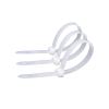 BREAKA 250/1000PCS Self-Locking Plastic Nylon Tie White 3 * 100 3 * 150 4 * 200 Cable Tie Fastening Ring Zip Wraps Strap Nylon Cable Tie Set (Color : 4x200mm, Size : 10 Pack) view 1