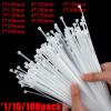 BREAKA 250/1000PCS Self-Locking Plastic Nylon Tie White 3 * 100 3 * 150 4 * 200 Cable Tie Fastening Ring Zip Wraps Strap Nylon Cable Tie Set (Color : 4x200mm, Size : 10 Pack) view 3
