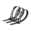 BREAKA 30 Pieces Reusable Nylon Cable Ties Self-Locking Plastic Strap Fasteners Removable Retractable Cable Ties Binding Straps (Color : 30pcs, Size : 5x200mm) view 1