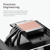 APNX AP1-V White Tower ARGB CPU Air Cooler, 5 Heat Pipes, Aluminum Frame, PWM Hydro Bearing Fan, High Air Flow, 165mm (H), Intel LGA 1700/1200, AMD Ryzen AM5/AM4 view 4
