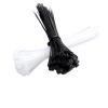 BREAKA 100Pcs 1.9 * 100 2.7 * 150 2.7 * 200 Nylon Cable Tie Self Locking Plastic Loop Wire Black Wrap Strap Zip Organizer Fasten Tension Belt (Color : 100PCS 4X400, Size : White) view 1