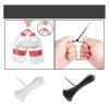 BREAKA 100Pcs 1.9 * 100 2.7 * 150 2.7 * 200 Nylon Cable Tie Self Locking Plastic Loop Wire Black Wrap Strap Zip Organizer Fasten Tension Belt (Color : 100PCS 4X400, Size : White) view 2