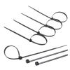 BREAKA 100Pcs Nylon Cable Tie Self Locking Plastic Loop Wire Black 1.9X60 2.7X250 Wrap Strap Zip Organizer Fasten Tension Belt (Color : White 100 pcs, Size : 7.6X400mm) view 1