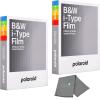 Polaroids Black & White Instant Film, 2 Pack, 16 Photos, B&W Film Works with Polaroid i-Type Cameras, Now, Now+, I-2, & Lab, Bundle with a Lumintrail Lens Cleaning Cloth view 1