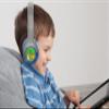 eKids Dinosaur Headphones for Kids, Volume Reduced Bluetooth Headphones for School, Home, or Travel view 4