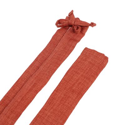 Aspen Creative 15006-22A, 6' Old Rose Burlap Texture Fabric Cord & Chain Cover, Easy to Install for Lighting Fixture, Cable Management, Lamp Wire Cover, Set of 2