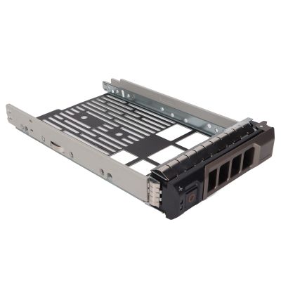 GOWENIC KG1CH Hard Drive Tray, 3.5in Universal SAS Hard Drive Adapter Tray Enclosures for R730 R820 R920, Silver Black, 4 Screws 1 Tray